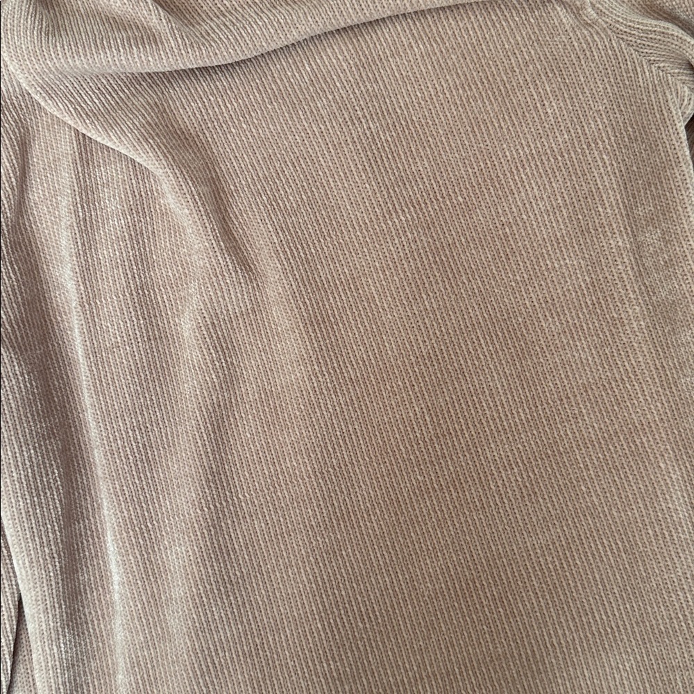 Express Soft Blush Cowl Neck Sweater - Picture 3 of 11